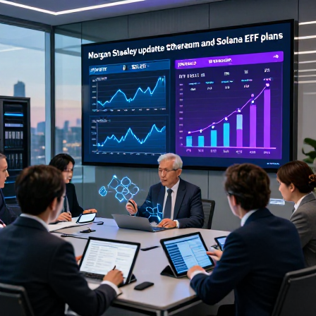 مورگان استنلی برنامه‌های ETF اتریوم و سولانا را به‌روز کرد؛